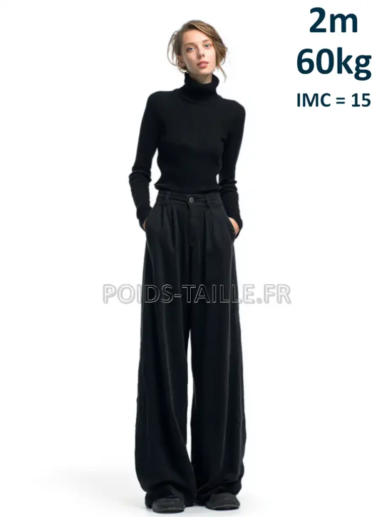2m 200cm 60kg Femme