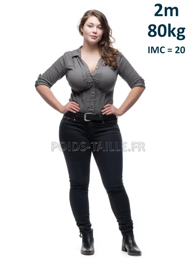 2m 200cm 80kg Femme