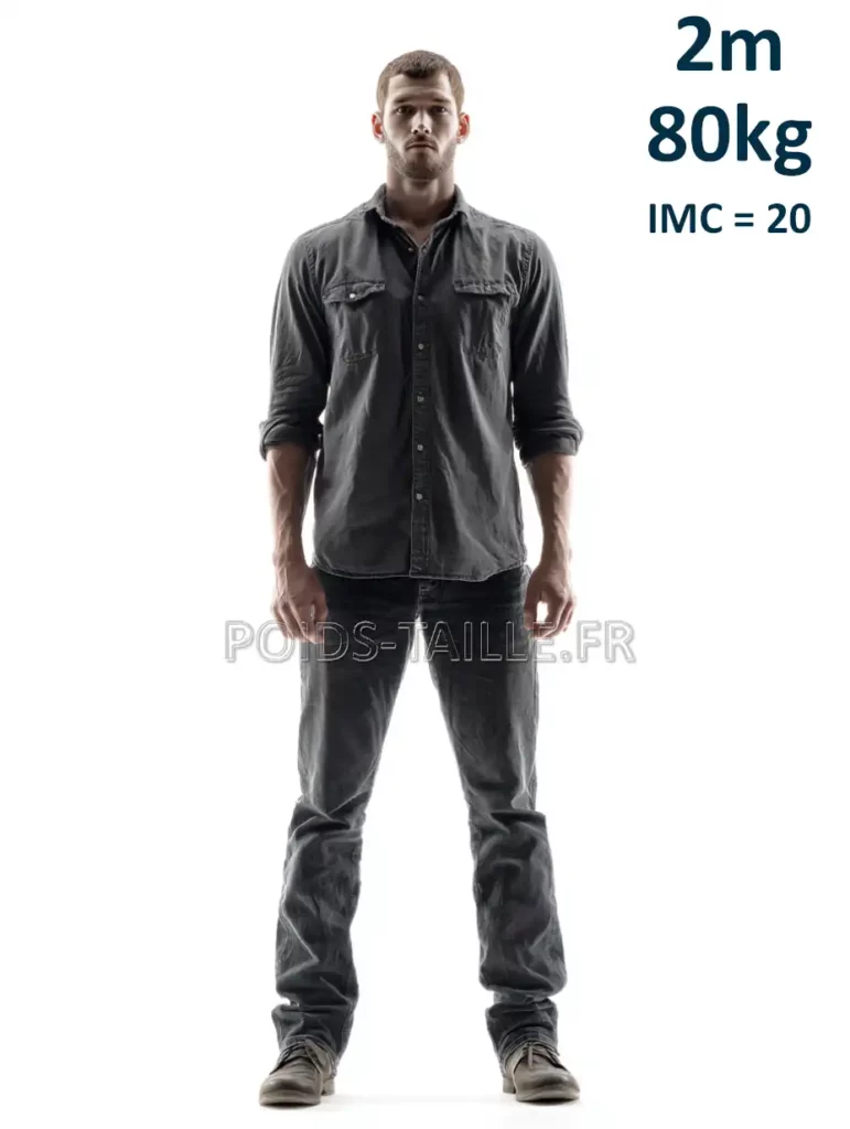 2m 200cm 80kg Homme