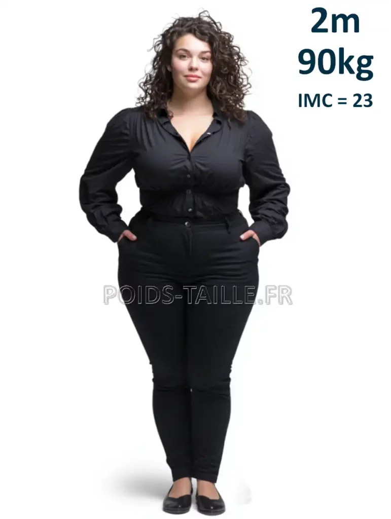 2m 200cm 90kg Femme