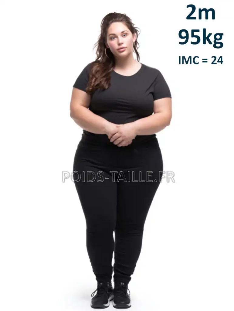 2m 200cm 95kg Femme