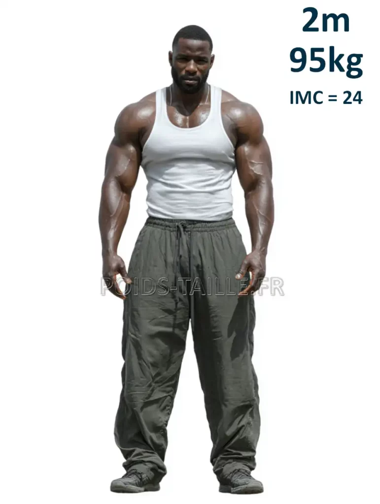 2m 200cm 95kg Homme