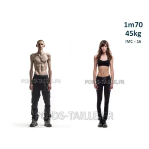 45kg 1m70