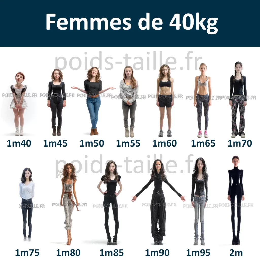 Femmes de 40kg