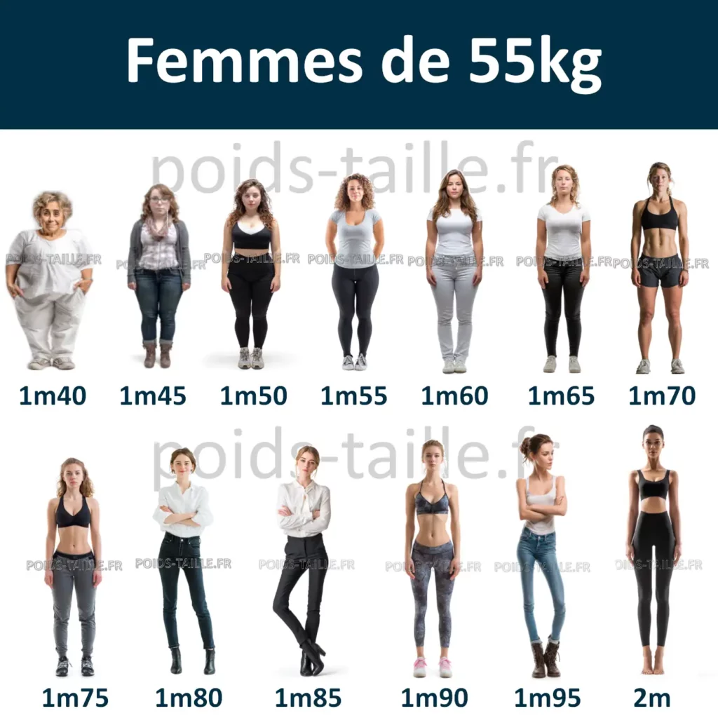 Femmes de 55kg