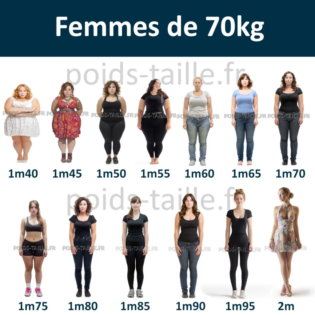 Femmes de 70kg