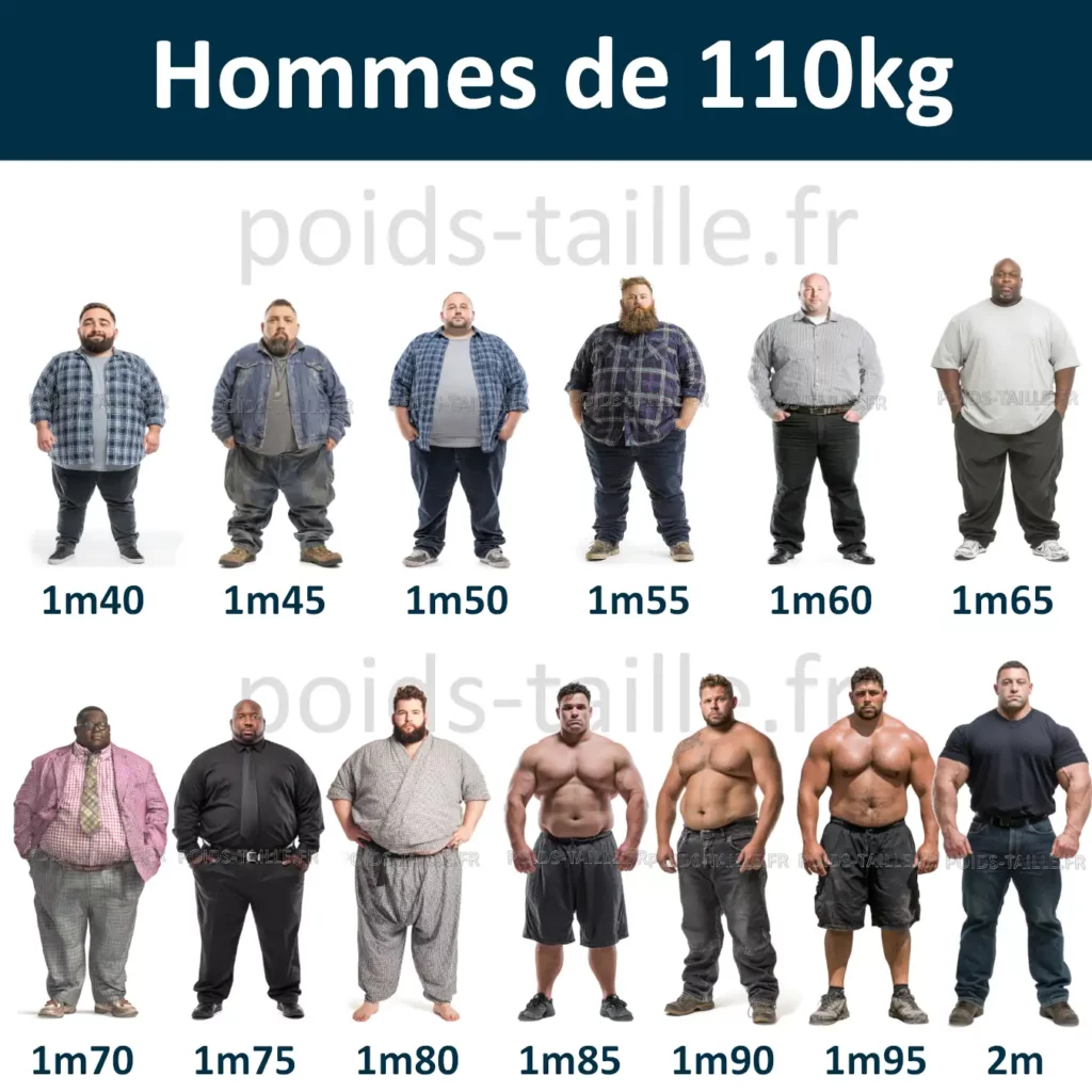 Hommes de 110kg