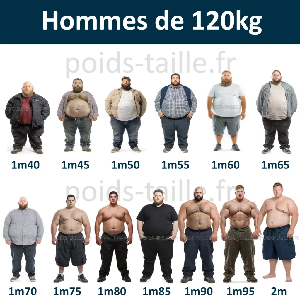 Hommes de 120kg