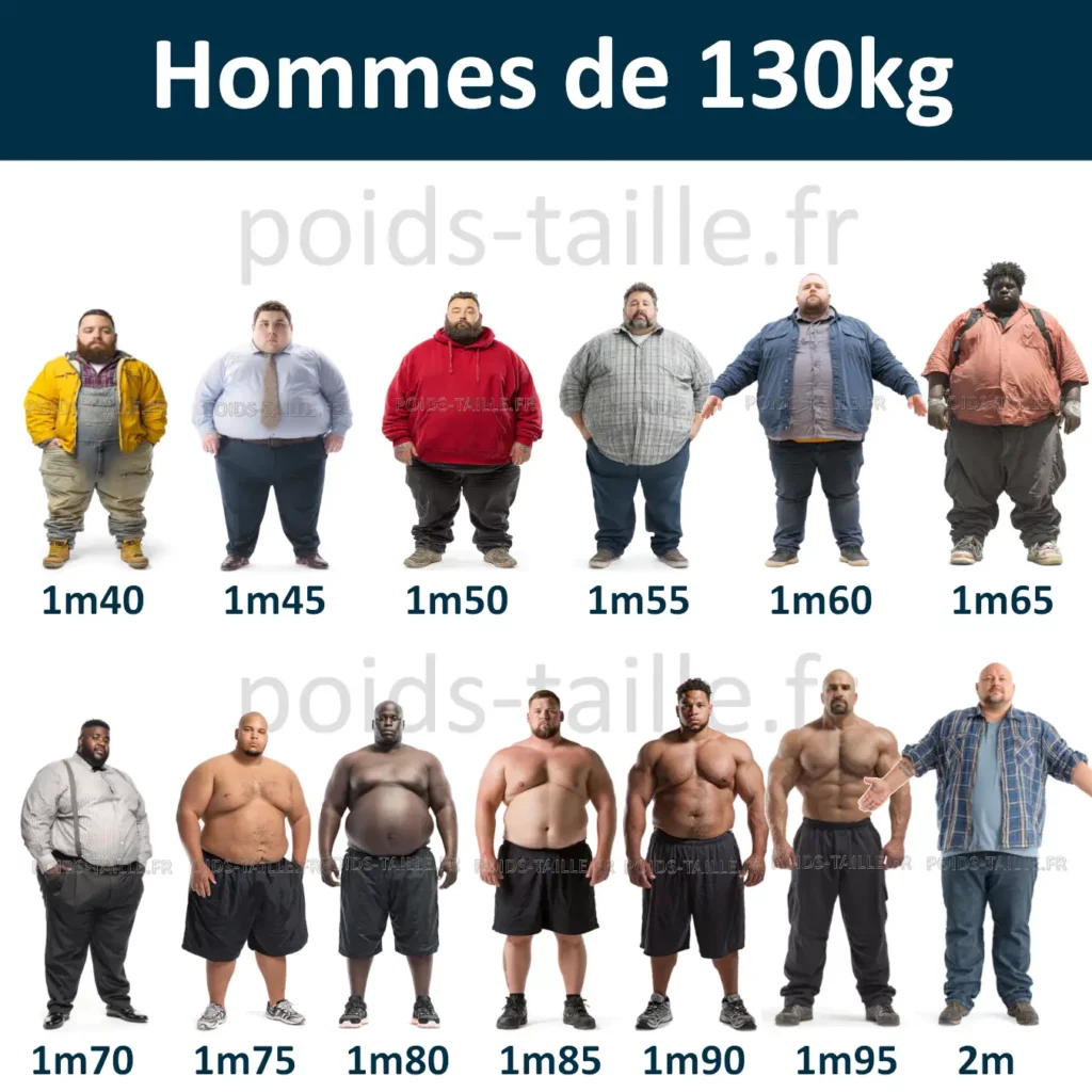 Hommes de 130kg