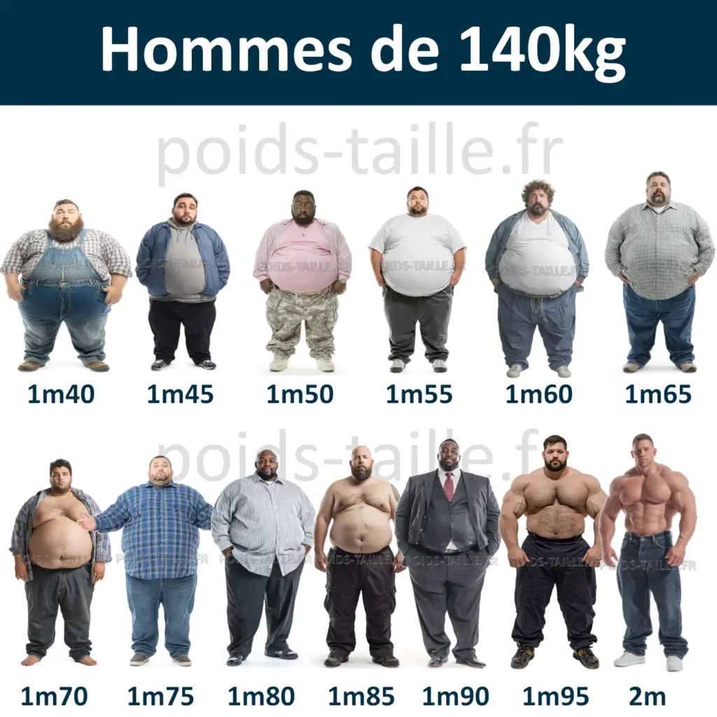 Hommes de 140kg