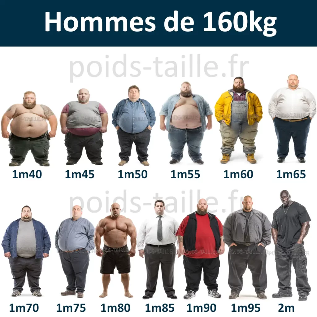 Hommes de 160kg