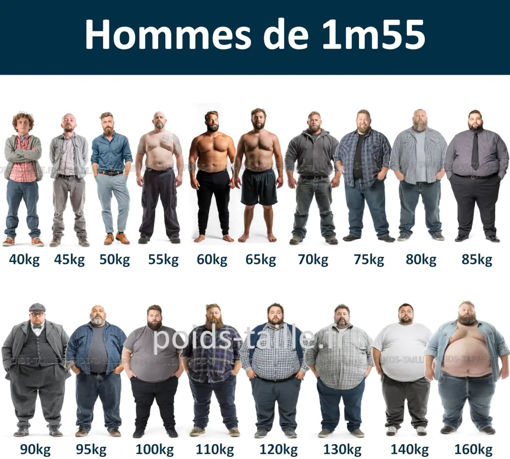 Hommes de 1m55