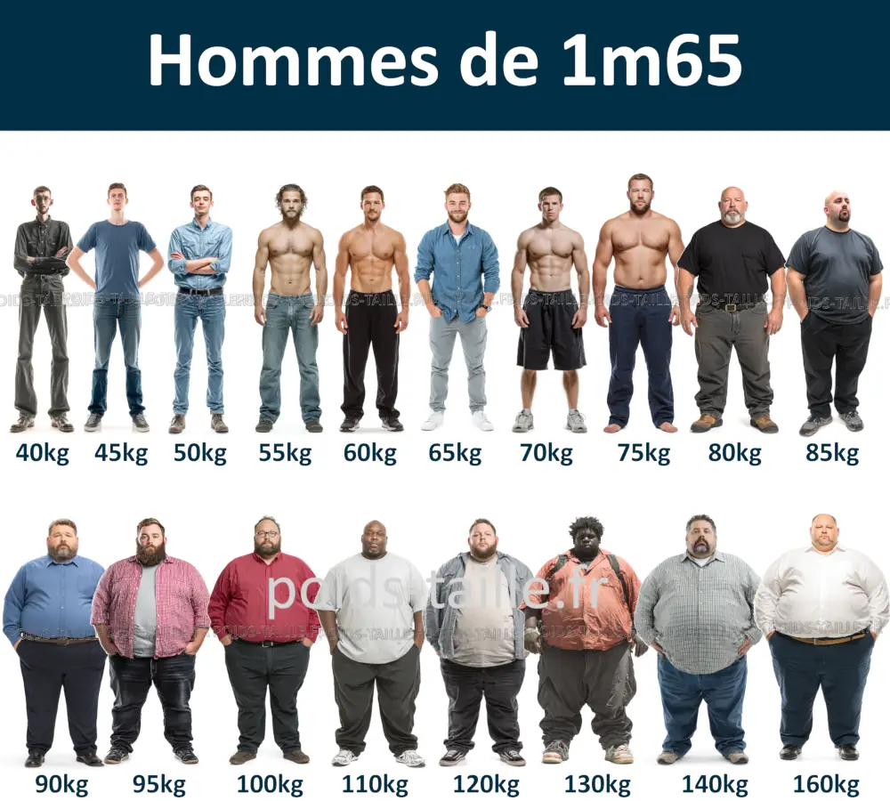 Hommes de 1m65