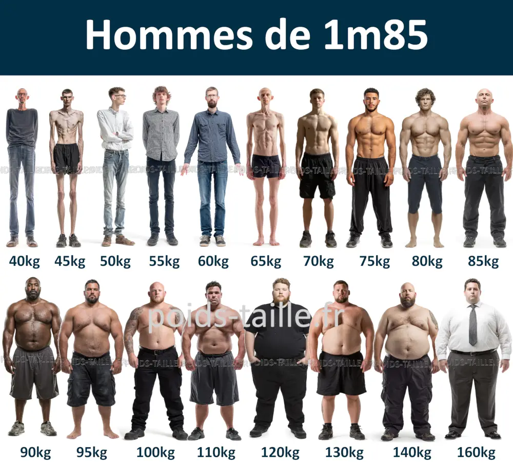Hommes de 1m85