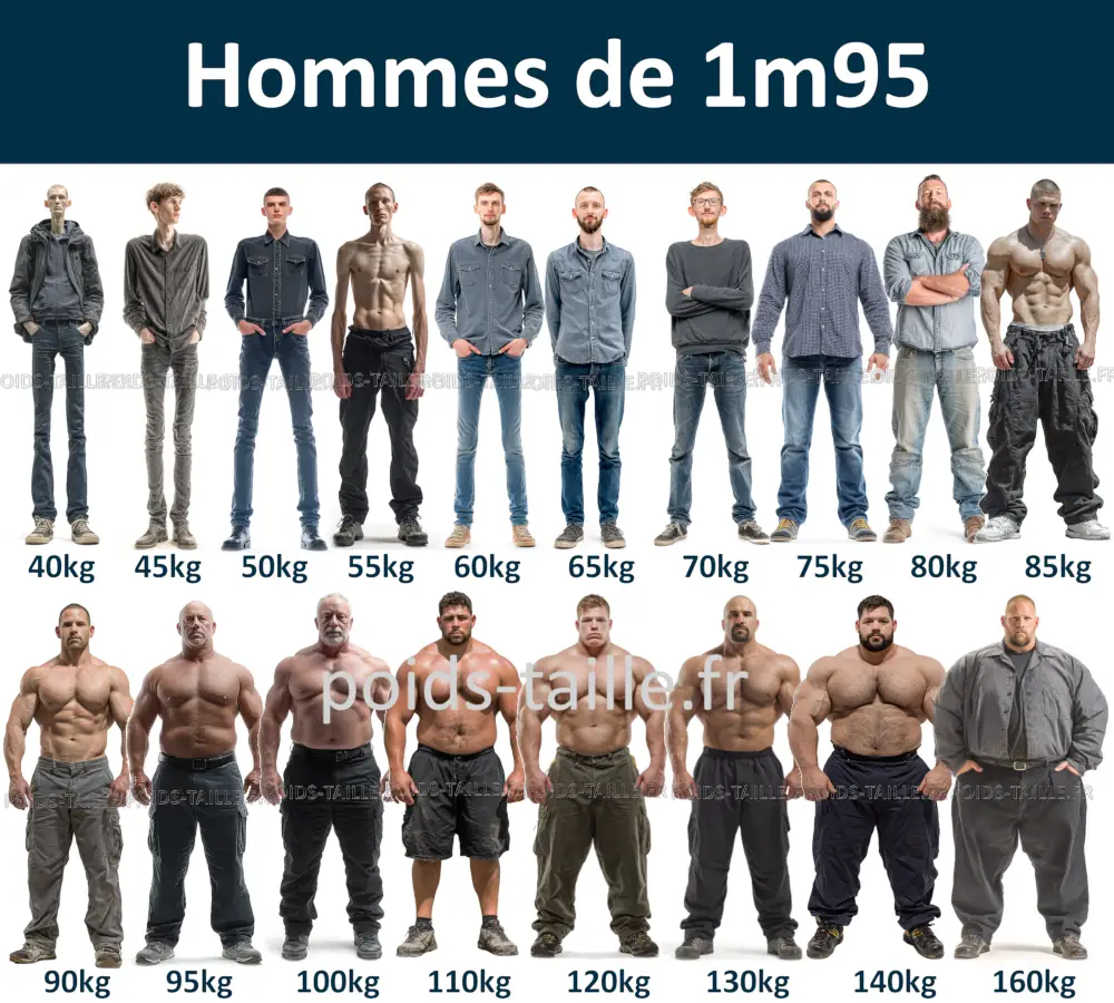 Hommes de 1m95