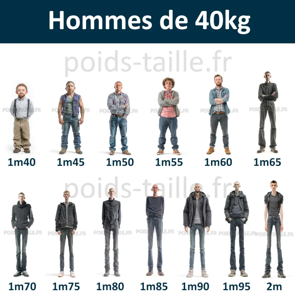 Hommes de 40kg