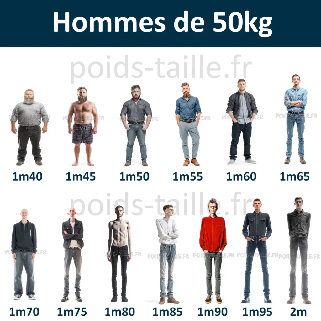 Hommes de 50kg