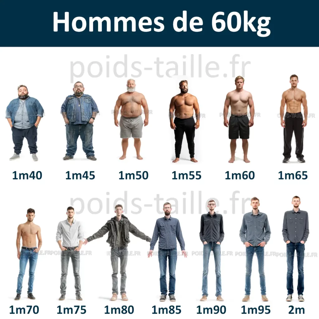 Hommes de 60kg