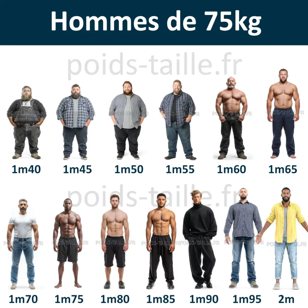 Hommes de 75kg