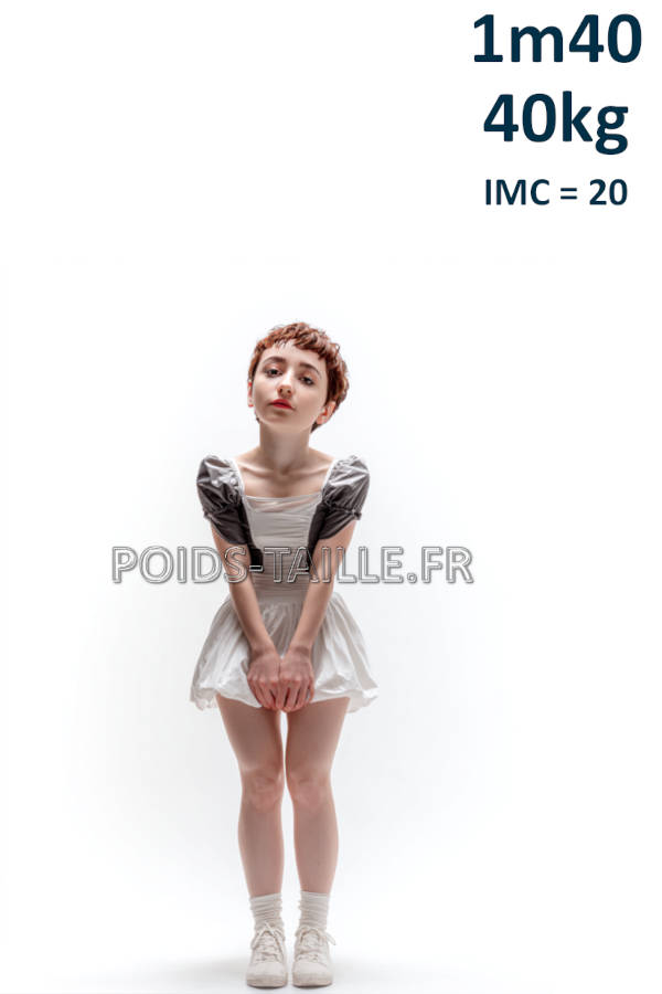 Femme 1m40 40kg