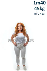 Femme 1m40 45kg