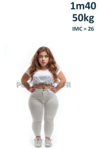 Femme 1m40 50kg
