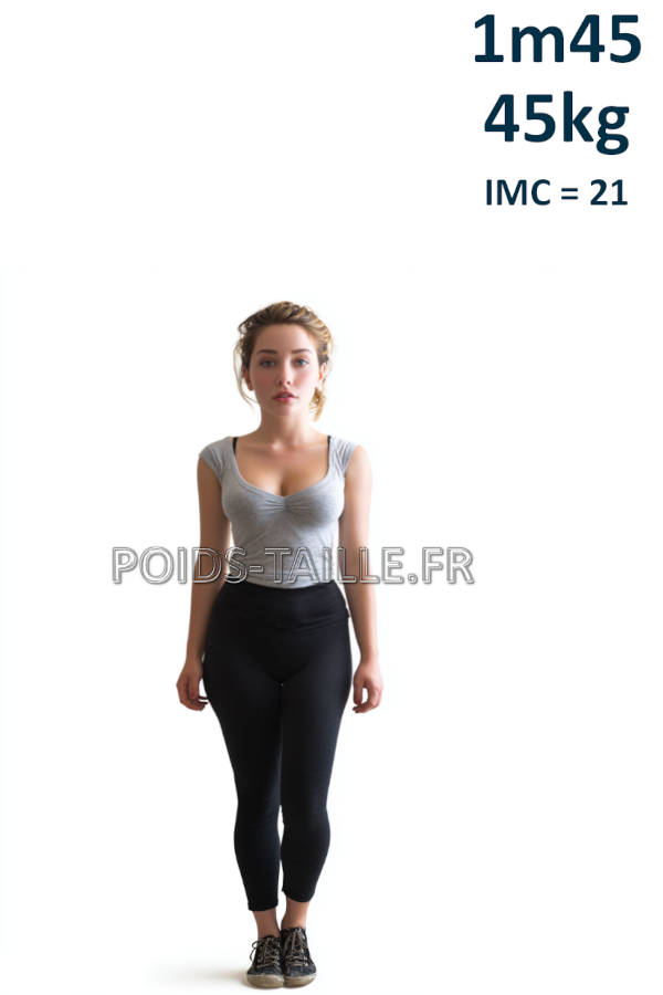 Femme 1m45 45kg