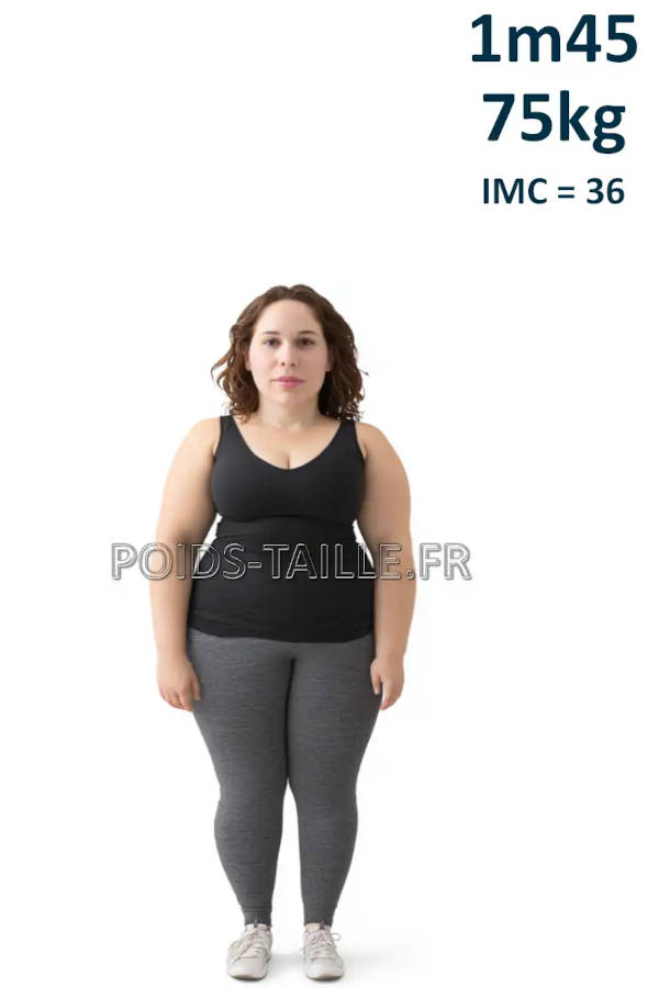 Femme 1m45 75kg