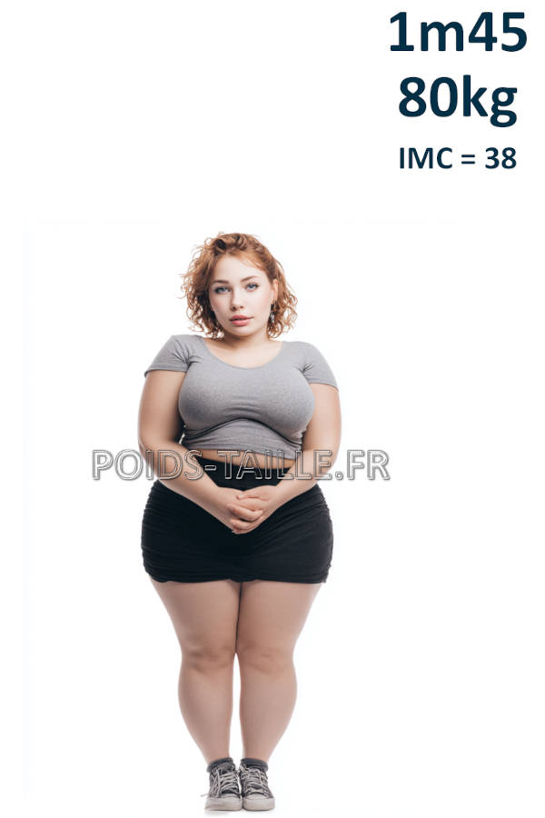 Femme 1m45 80kg