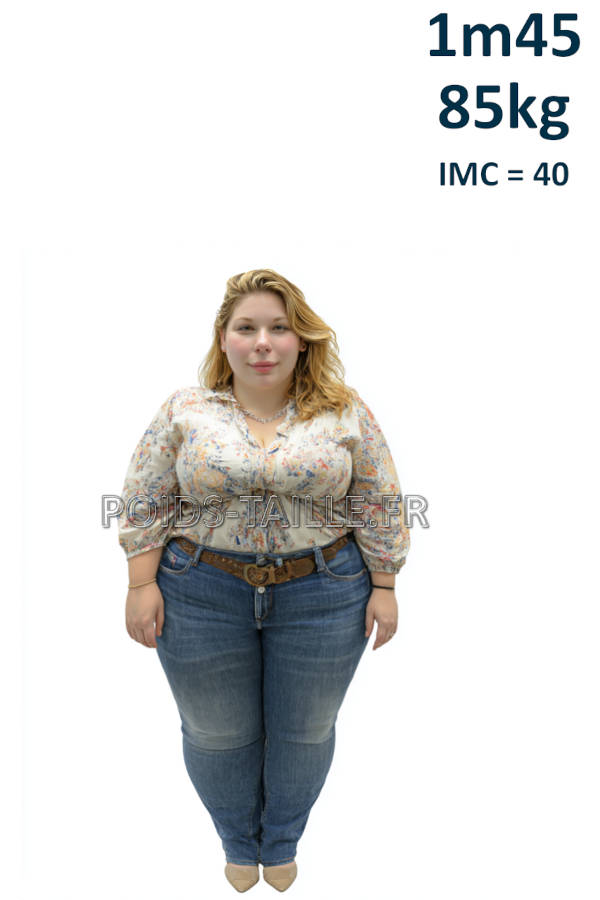 Femme 1m45 85kg
