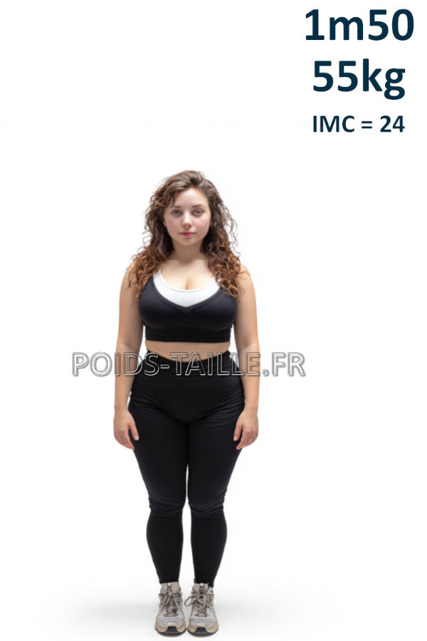 Femme 1m50 55kg