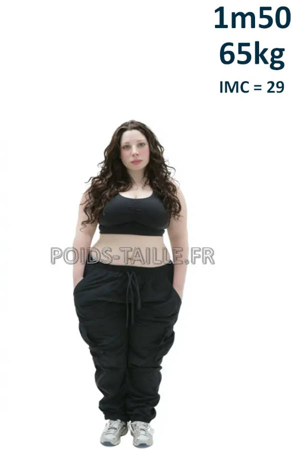 Femme 1m50 65kg