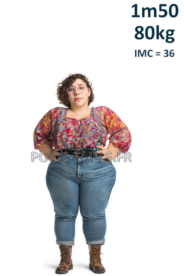 Femme 1m50 80kg