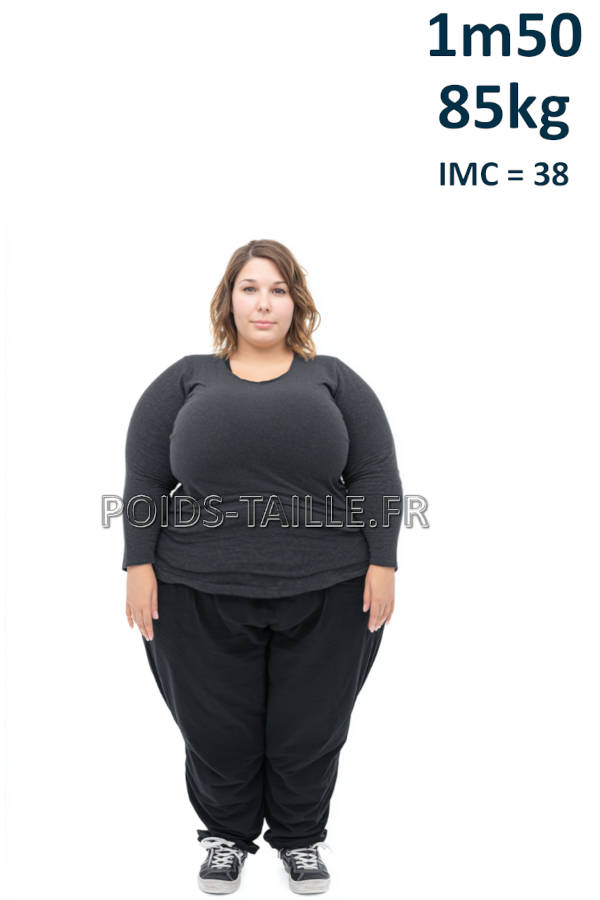 Femme 1m50 85kg