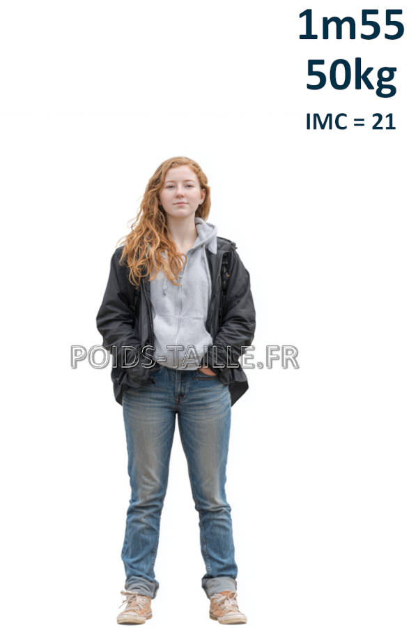 Femme 1m55 50kg