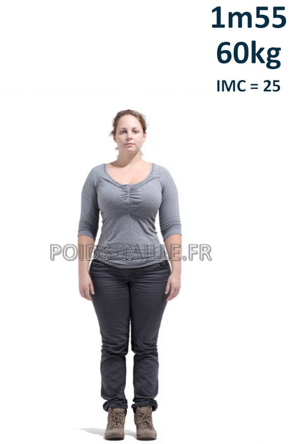 Femme 1m55 60kg