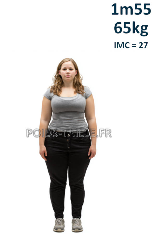 Femme 1m55 65kg