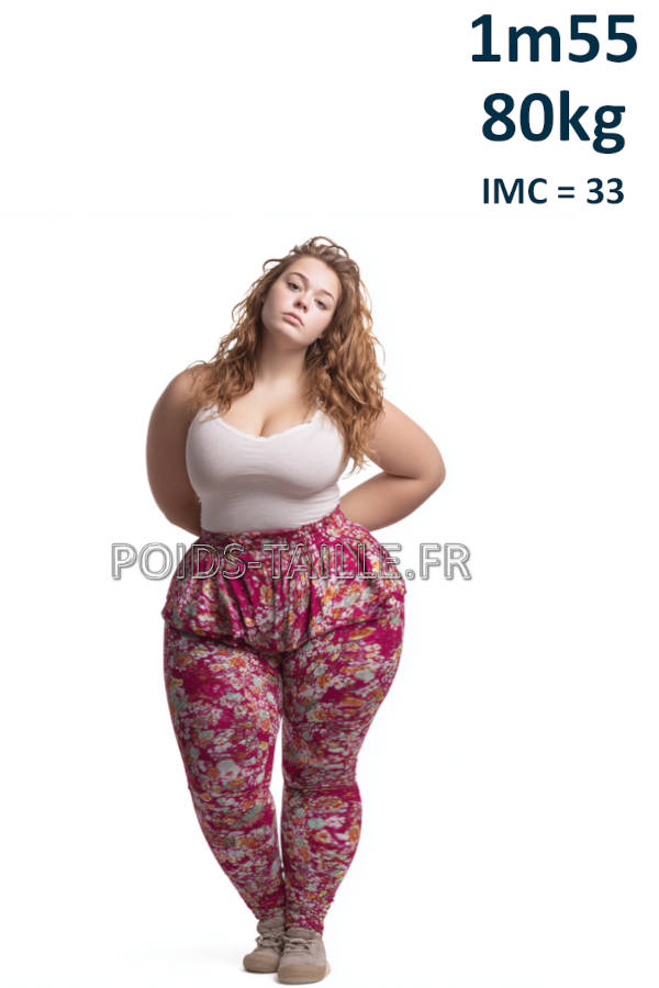 Femme 1m55 80kg