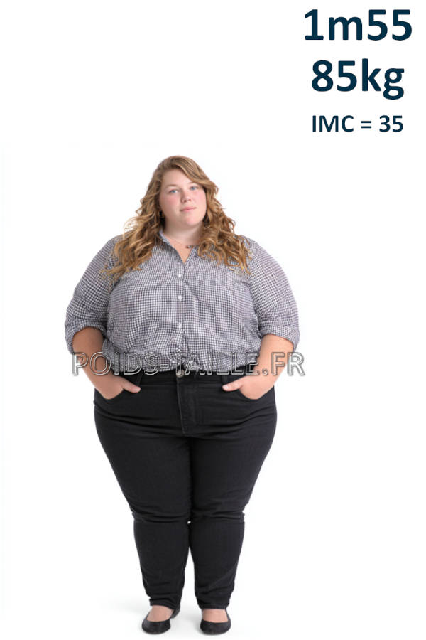 Femme 1m55 85kg