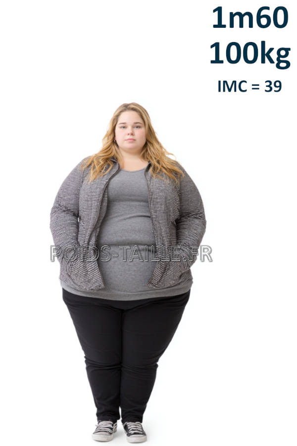 Femme 1m60 100kg