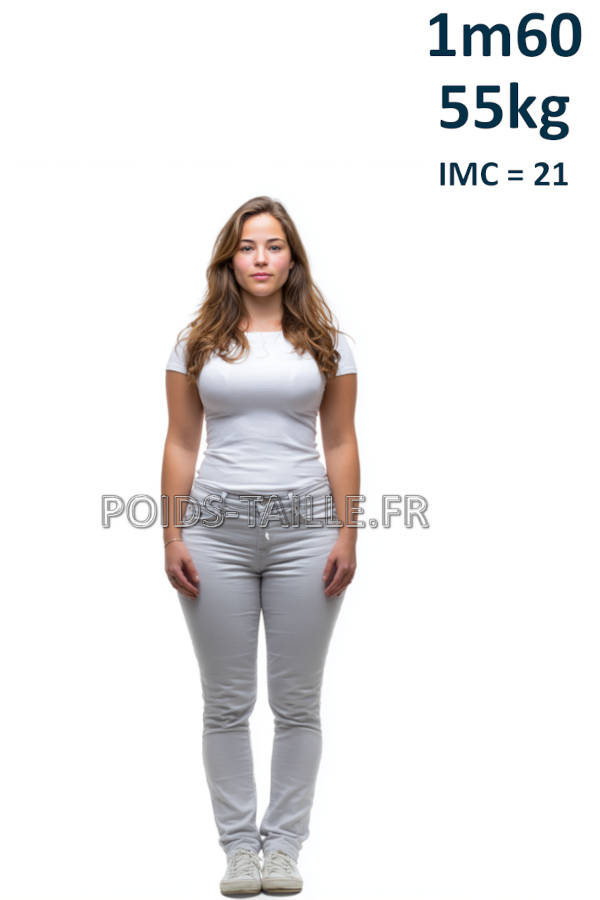 Femme 1m60 55kg