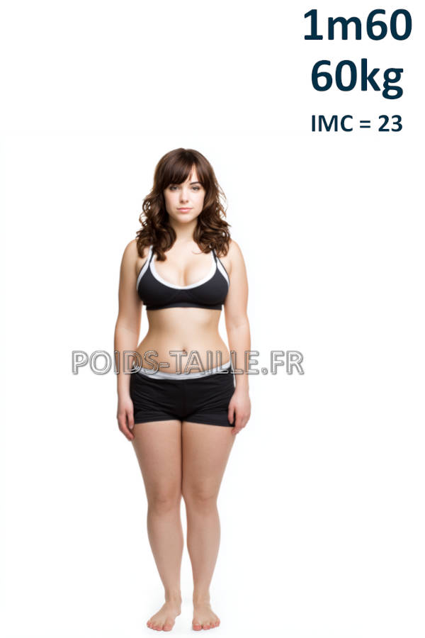 Femme 1m60 60kg
