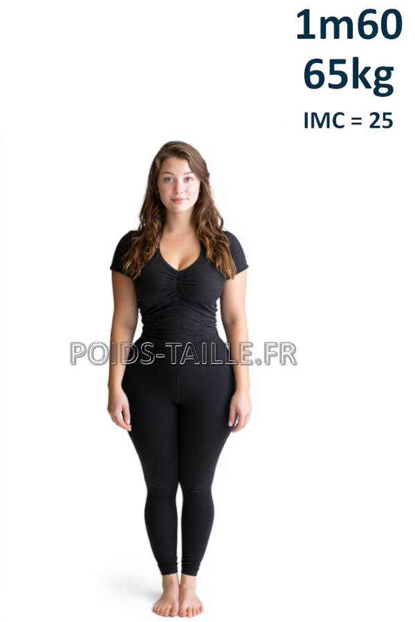 Femme 1m60 65kg
