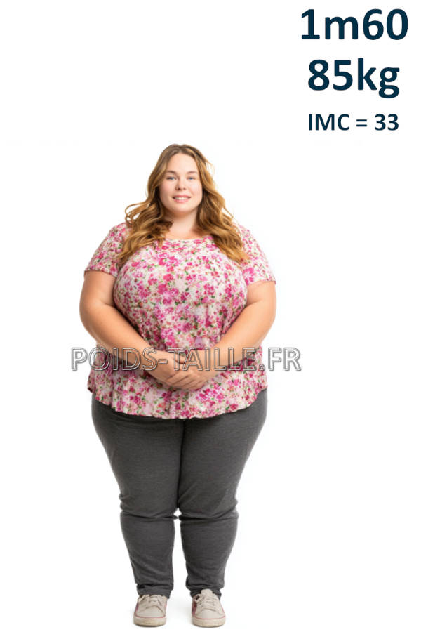 Femme 1m60 85kg