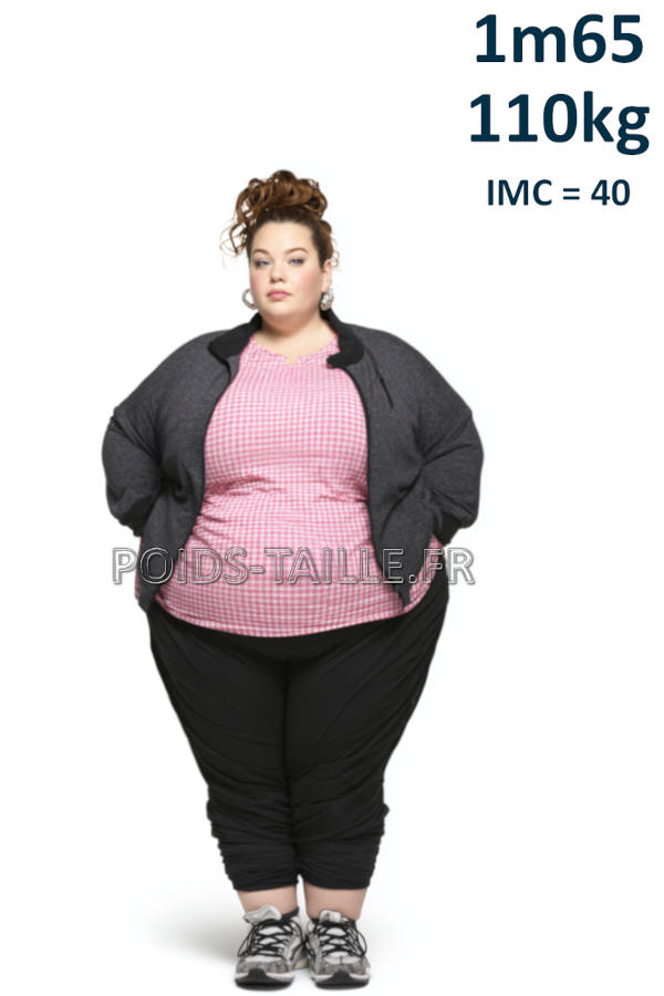 Femme 1m65 110kg