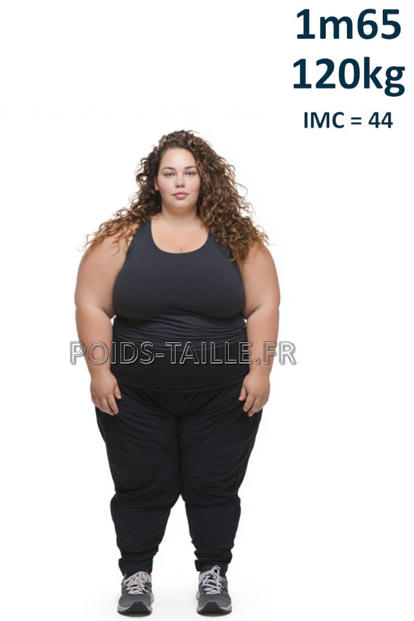 Femme 1m65 120kg