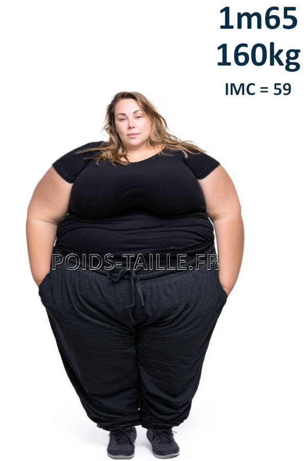 Femme 1m65 160kg