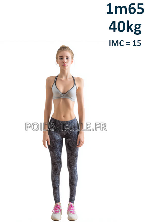 Femme 1m65 40kg