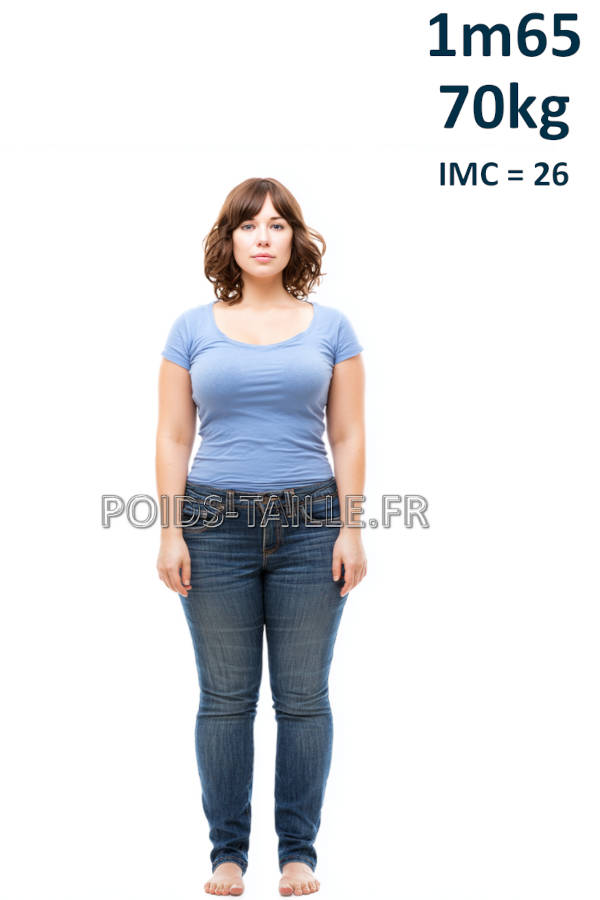 Femme 1m65 70kg