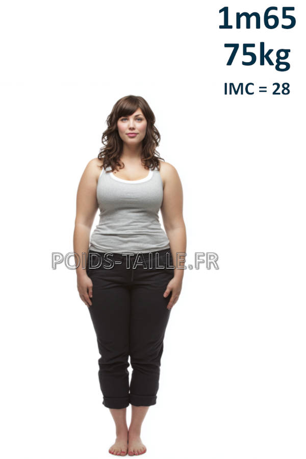 Femme 1m65 75kg